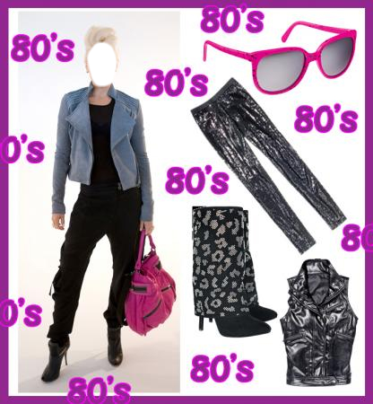 80's Fashion - FACEinHOLE